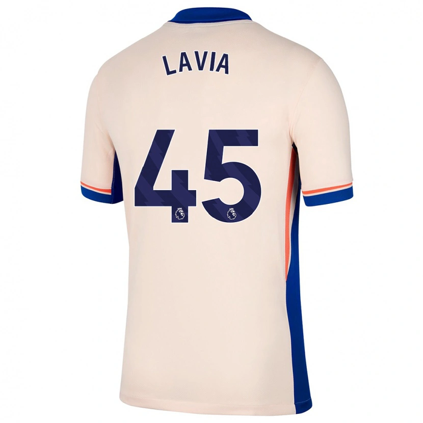 Danxen Uomo Maglia Roméo Lavia #45 Beige Chiaro Kit Gara Away 2024/25 Maglietta