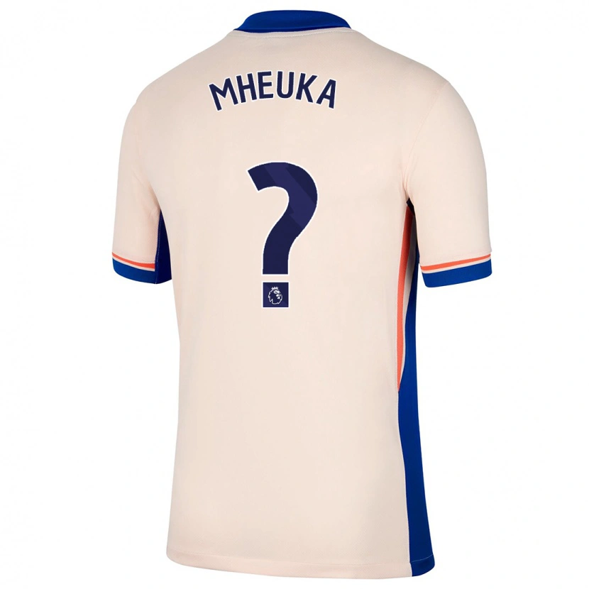 Danxen Uomo Maglia Shumaira Mheuka #0 Beige Chiaro Kit Gara Away 2024/25 Maglietta