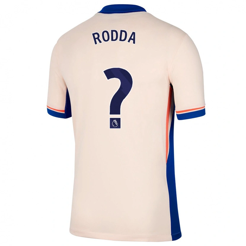 Danxen Uomo Maglia Harry Rodda #0 Beige Chiaro Kit Gara Away 2024/25 Maglietta