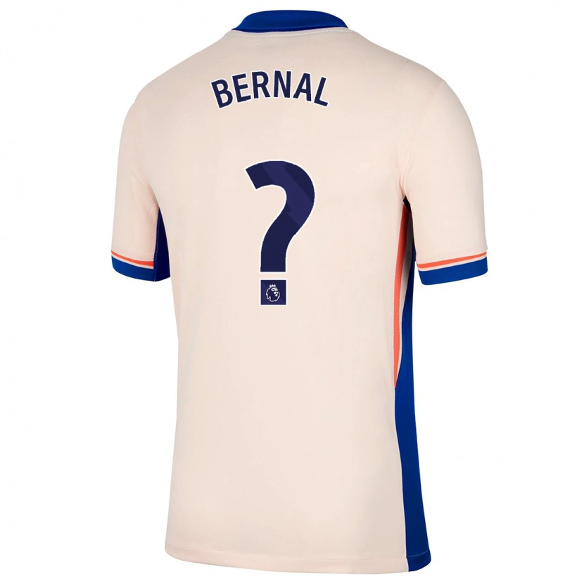 Danxen Uomo Maglia Freddy Bernal #0 Beige Chiaro Kit Gara Away 2024/25 Maglietta