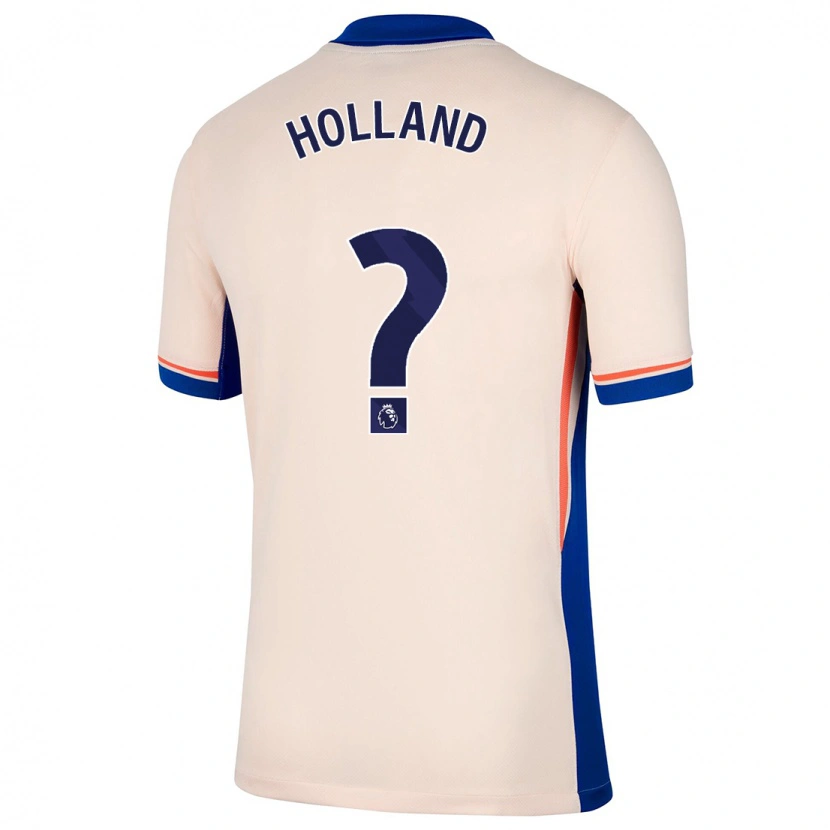 Danxen Uomo Maglia Charlie Holland #0 Beige Chiaro Kit Gara Away 2024/25 Maglietta