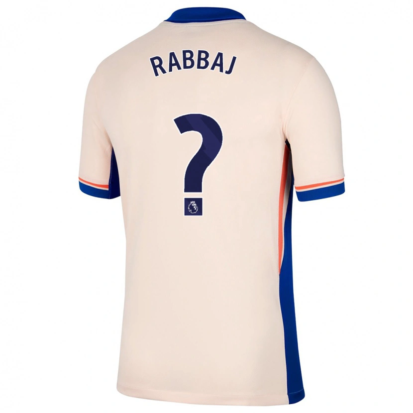 Danxen Uomo Maglia Ibrahim Rabbaj #0 Beige Chiaro Kit Gara Away 2024/25 Maglietta