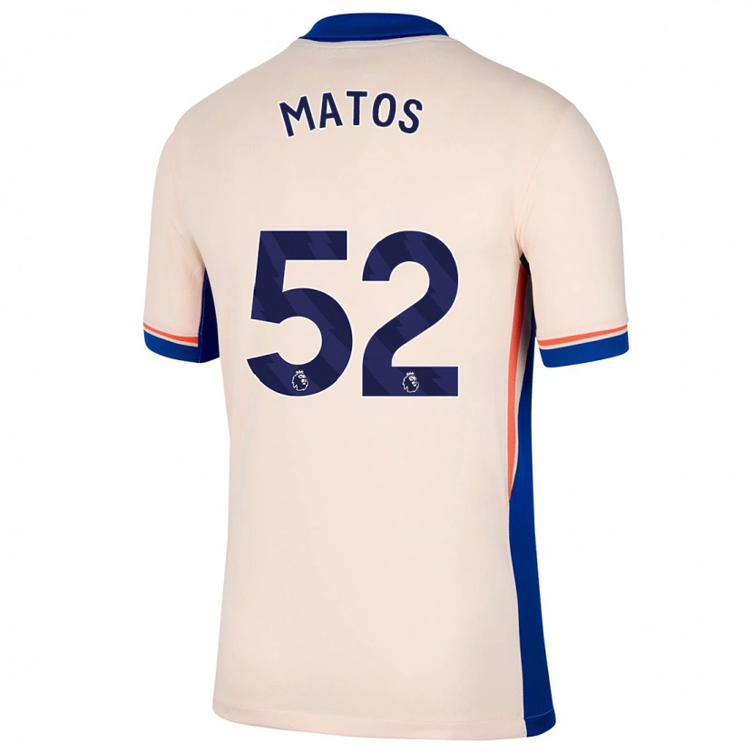 Danxen Uomo Maglia Alex Matos #52 Beige Chiaro Kit Gara Away 2024/25 Maglietta