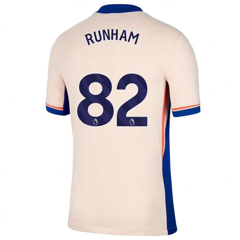 Danxen Uomo Maglia Frankie Runham #82 Beige Chiaro Kit Gara Away 2024/25 Maglietta
