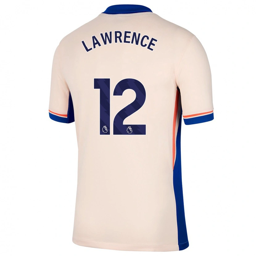 Danxen Uomo Maglia Ashley Lawrence #12 Beige Chiaro Kit Gara Away 2024/25 Maglietta