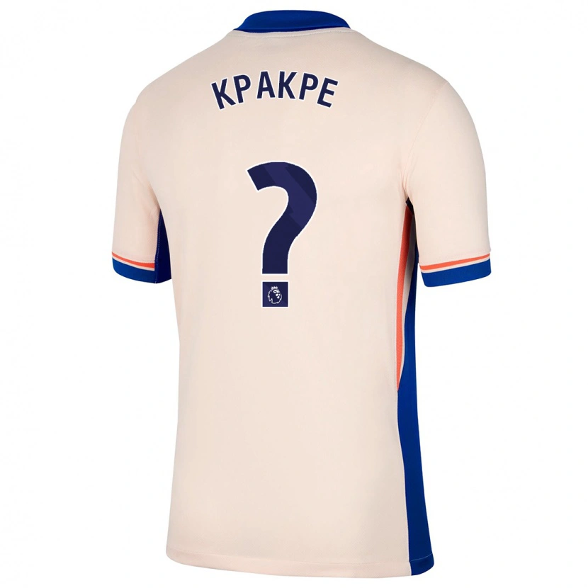 Danxen Uomo Maglia Alex Kpakpe #0 Beige Chiaro Kit Gara Away 2024/25 Maglietta