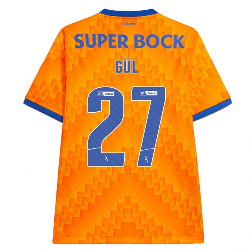 Danxen Uomo Maglia Deniz Gül #27 Arancione Kit Gara Away 2024/25 Maglietta