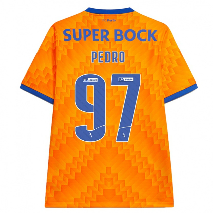 Danxen Uomo Maglia Zé Pedro #97 Arancione Kit Gara Away 2024/25 Maglietta