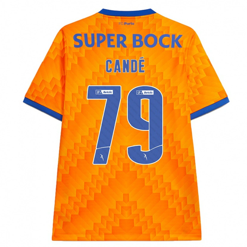 Danxen Uomo Maglia Umaro Candé #79 Arancione Kit Gara Away 2024/25 Maglietta