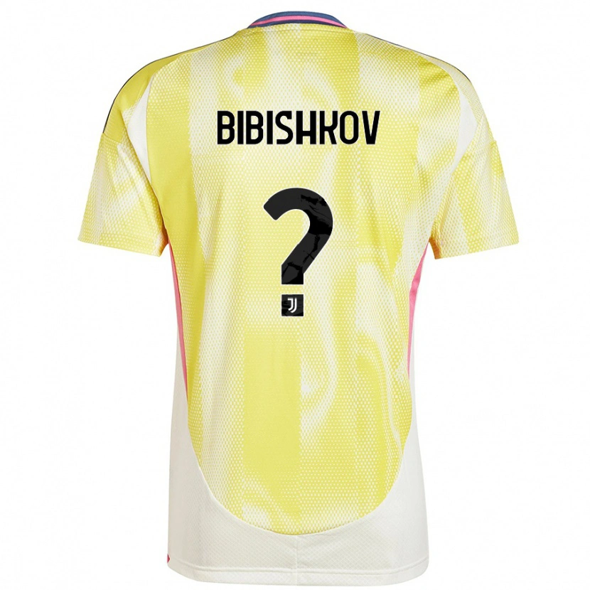 Danxen Uomo Maglia Marsel Bibishkov #0 Giallo Solare Kit Gara Away 2024/25 Maglietta
