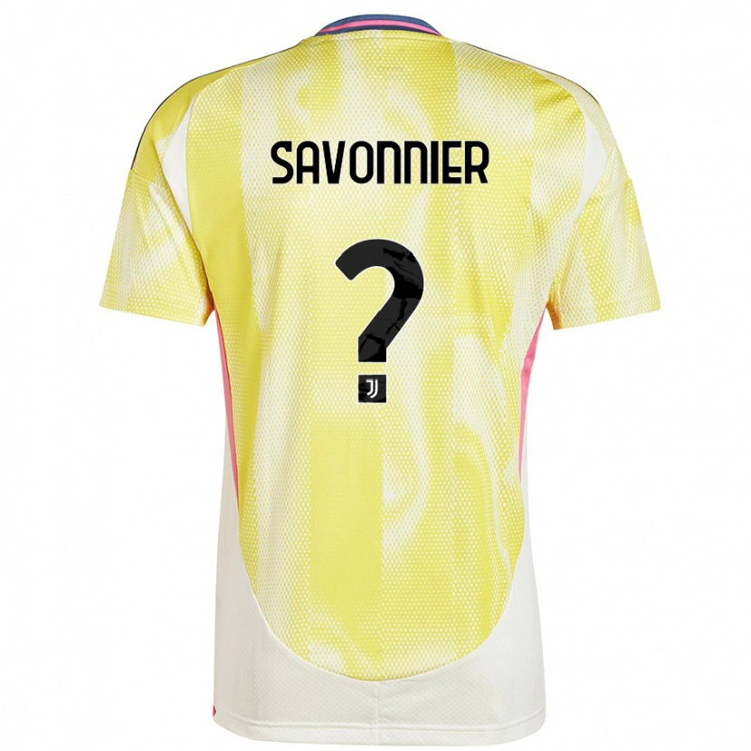 Danxen Uomo Maglia Nelson Savonnier #0 Giallo Solare Kit Gara Away 2024/25 Maglietta