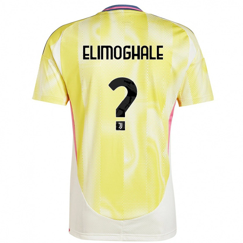 Danxen Uomo Maglia Destiny Elimoghale #0 Giallo Solare Kit Gara Away 2024/25 Maglietta