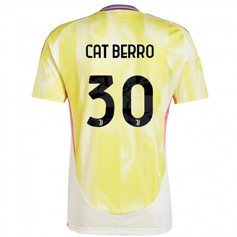 Danxen Uomo Maglia Simone Cat Berro #30 Giallo Solare Kit Gara Away 2024/25 Maglietta