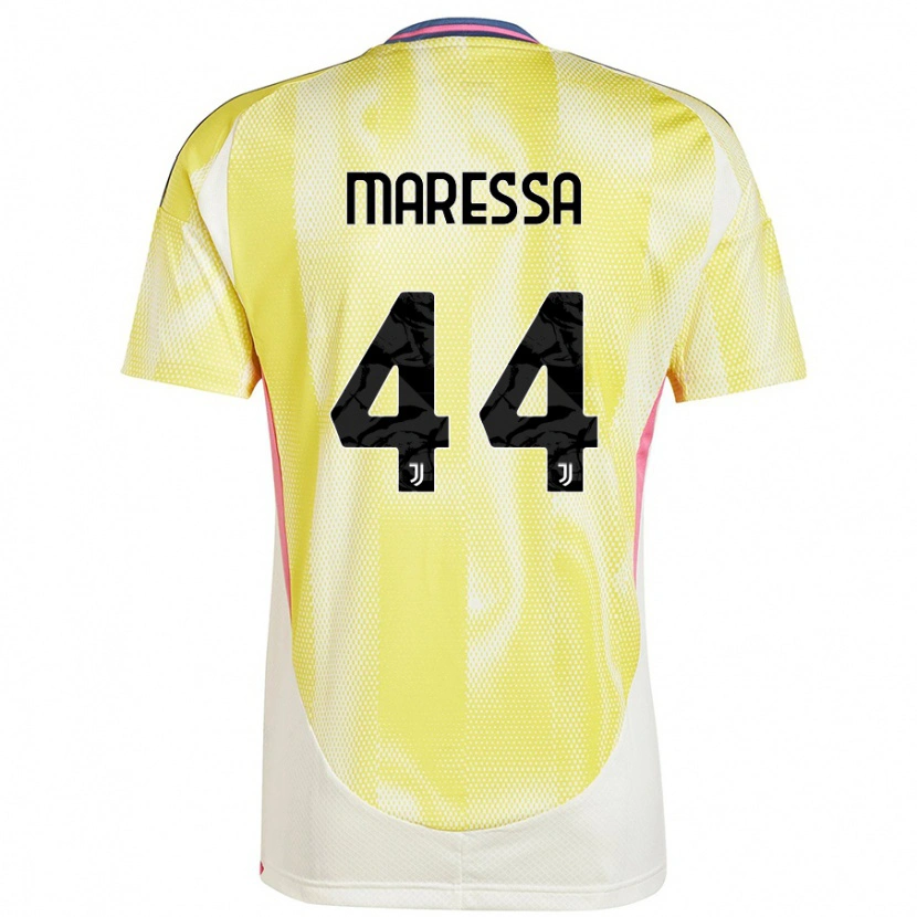 Danxen Uomo Maglia Tommaso Maressa #44 Giallo Solare Kit Gara Away 2024/25 Maglietta