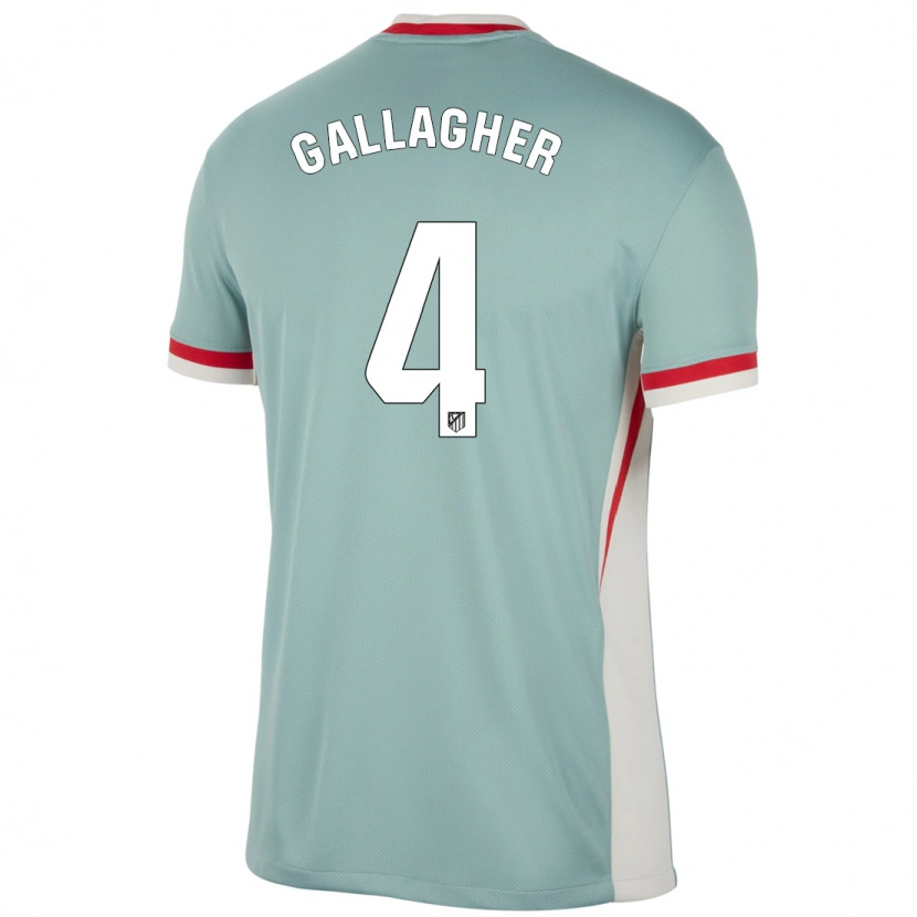 Danxen Uomo Maglia Conor Gallagher #4 Beige Chiaro Blu Kit Gara Away 2024/25 Maglietta