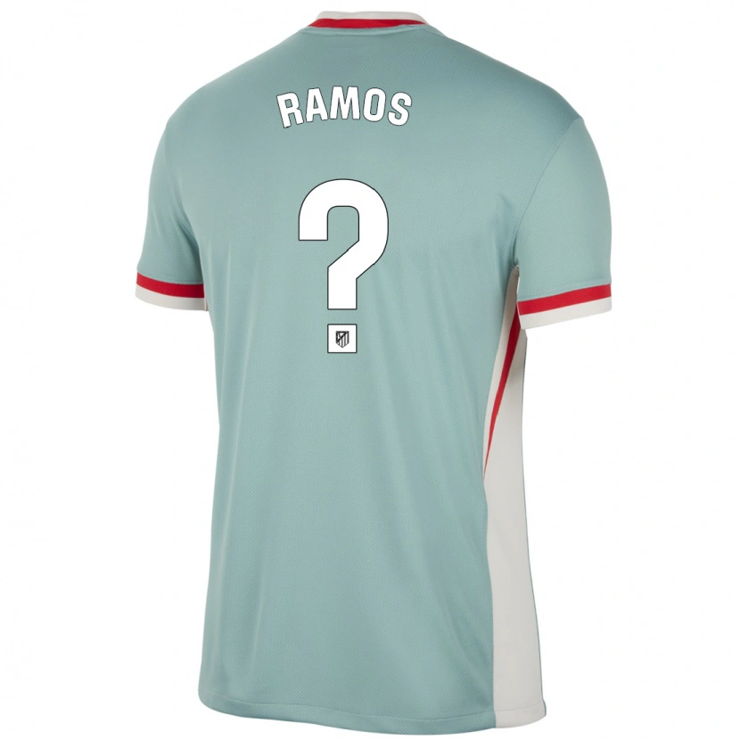 Danxen Uomo Maglia Yeremaiah Ramos #0 Beige Chiaro Blu Kit Gara Away 2024/25 Maglietta