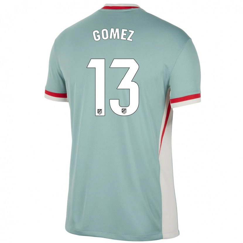 Danxen Uomo Maglia Christian Gomez #13 Beige Chiaro Blu Kit Gara Away 2024/25 Maglietta