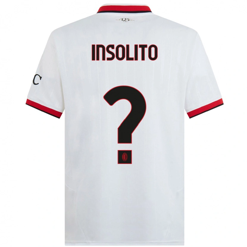 Danxen Uomo Maglia Lorenzo Insolito #0 Bianco Nero Rosso Kit Gara Away 2024/25 Maglietta