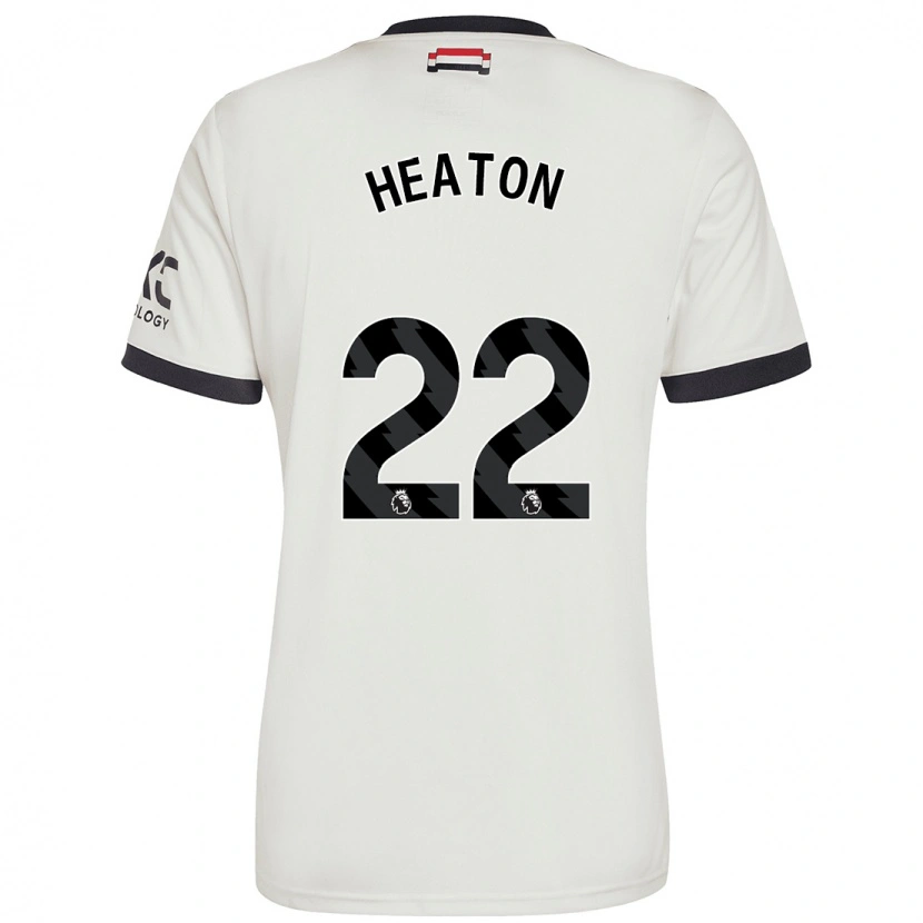 Danxen Uomo Maglia Tom Heaton #22 Bianco Sporco Kit Gara Third 2024/25 Maglietta