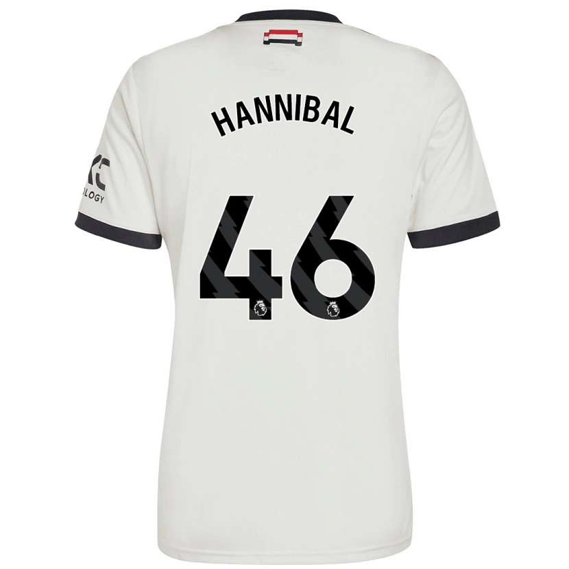 Danxen Uomo Maglia Hannibal #46 Bianco Sporco Kit Gara Third 2024/25 Maglietta
