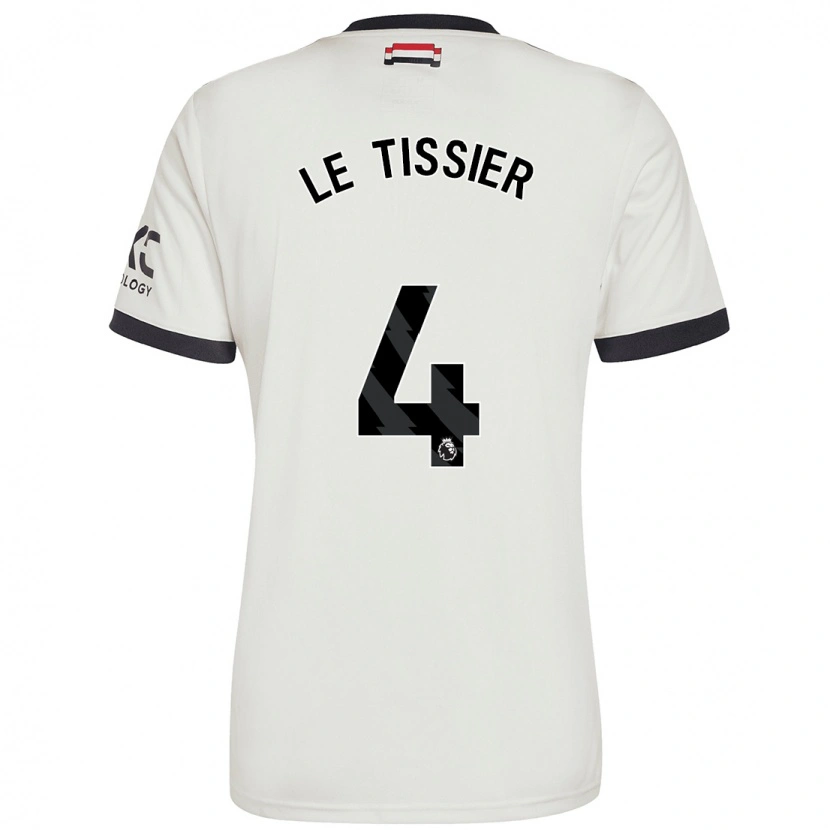 Danxen Uomo Maglia Maya Le Tissier #4 Bianco Sporco Kit Gara Third 2024/25 Maglietta