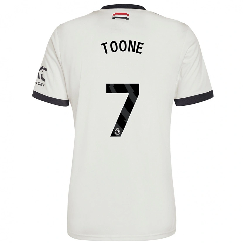 Danxen Uomo Maglia Ella Toone #7 Bianco Sporco Kit Gara Third 2024/25 Maglietta