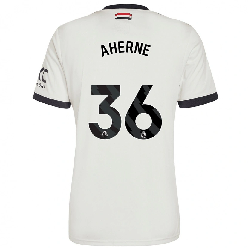 Danxen Uomo Maglia Alyssa Aherne #36 Bianco Sporco Kit Gara Third 2024/25 Maglietta
