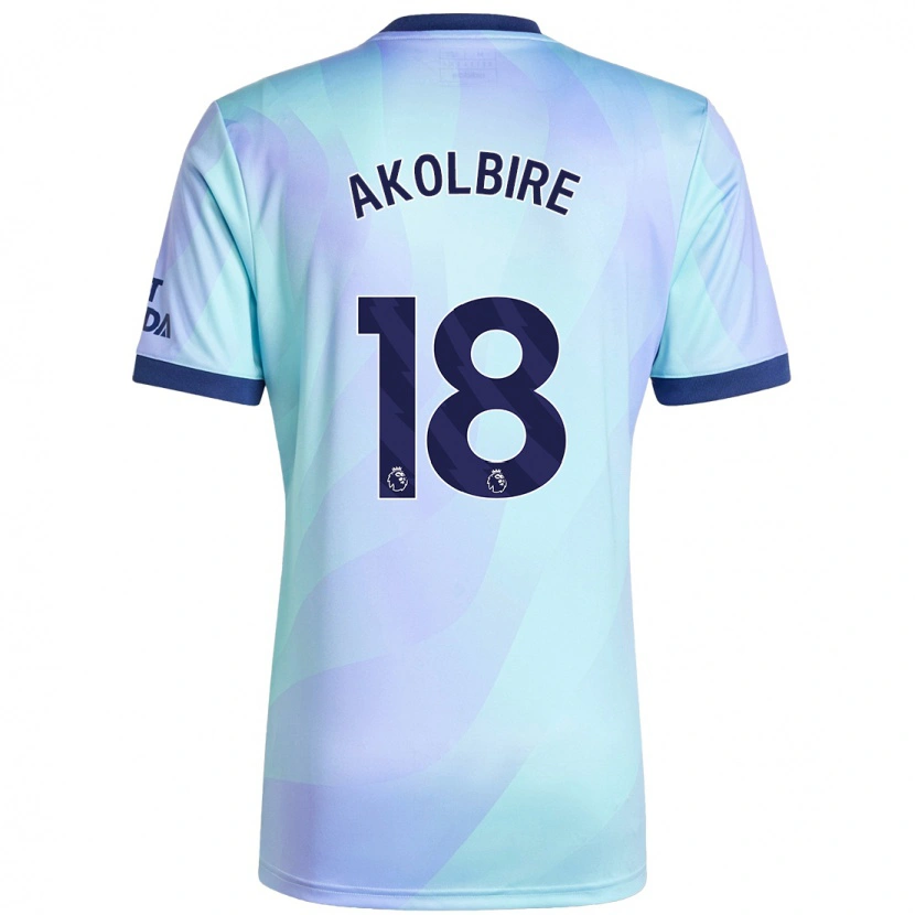 Danxen Uomo Maglia Bless Akolbire #18 Acquamarina Kit Gara Third 2024/25 Maglietta