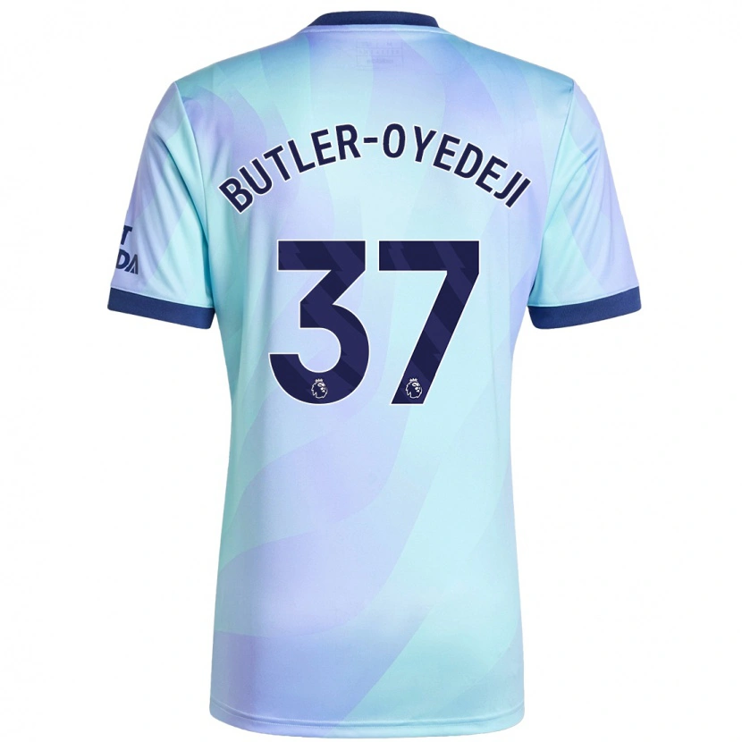 Danxen Uomo Maglia Nathan Butler-Oyedeji #37 Acquamarina Kit Gara Third 2024/25 Maglietta