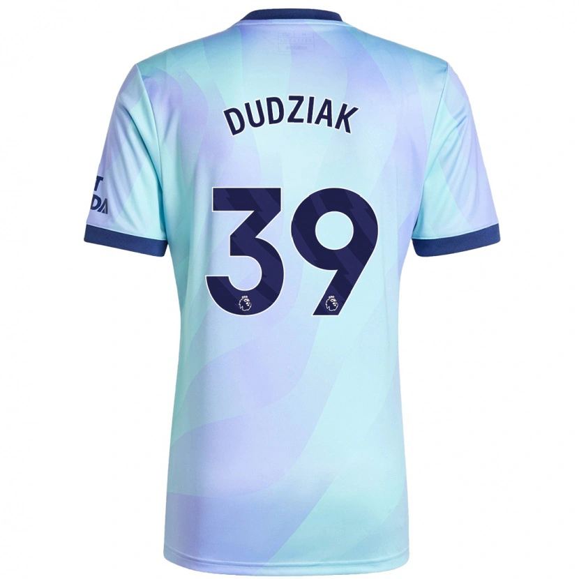 Danxen Uomo Maglia Harrison Dudziak #39 Acquamarina Kit Gara Third 2024/25 Maglietta