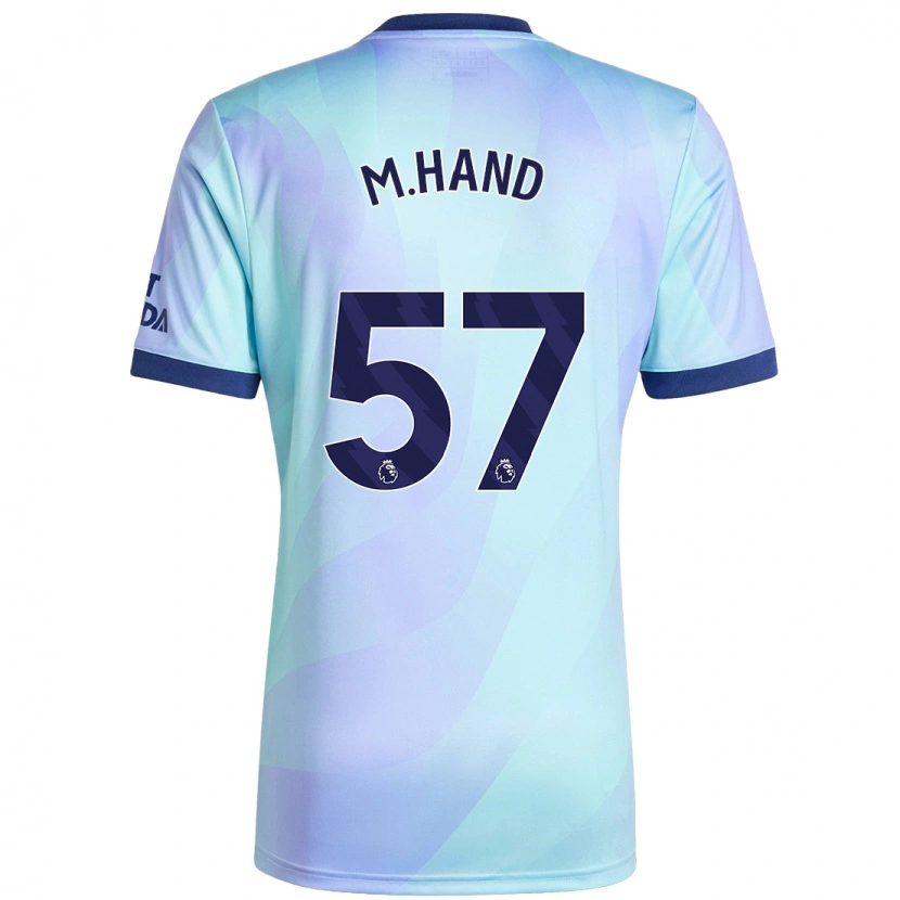 Danxen Uomo Maglia Ismail Oulad M'hand #57 Acquamarina Kit Gara Third 2024/25 Maglietta