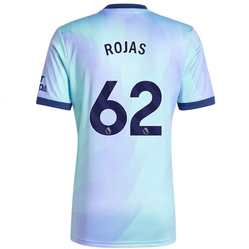 Danxen Uomo Maglia Alexei Rojas #62 Acquamarina Kit Gara Third 2024/25 Maglietta