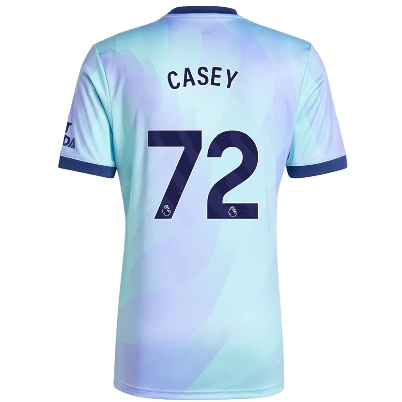 Danxen Uomo Maglia Dan Casey #72 Acquamarina Kit Gara Third 2024/25 Maglietta