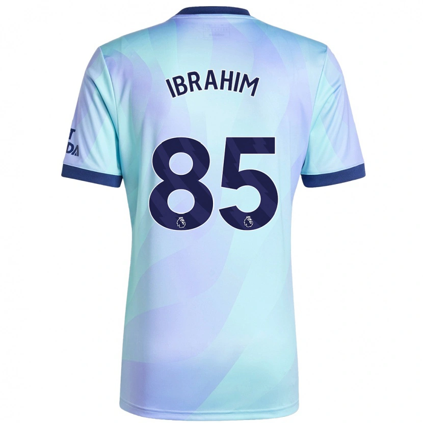 Danxen Uomo Maglia Ife Ibrahim #85 Acquamarina Kit Gara Third 2024/25 Maglietta