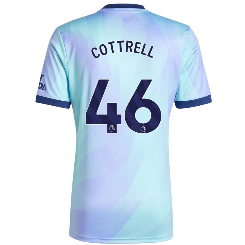 Danxen Uomo Maglia Ben Cottrell #46 Acquamarina Kit Gara Third 2024/25 Maglietta