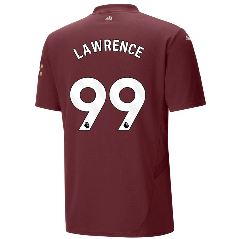 Danxen Uomo Maglia Emilio Lawrence #99 Marrone Kit Gara Third 2024/25 Maglietta