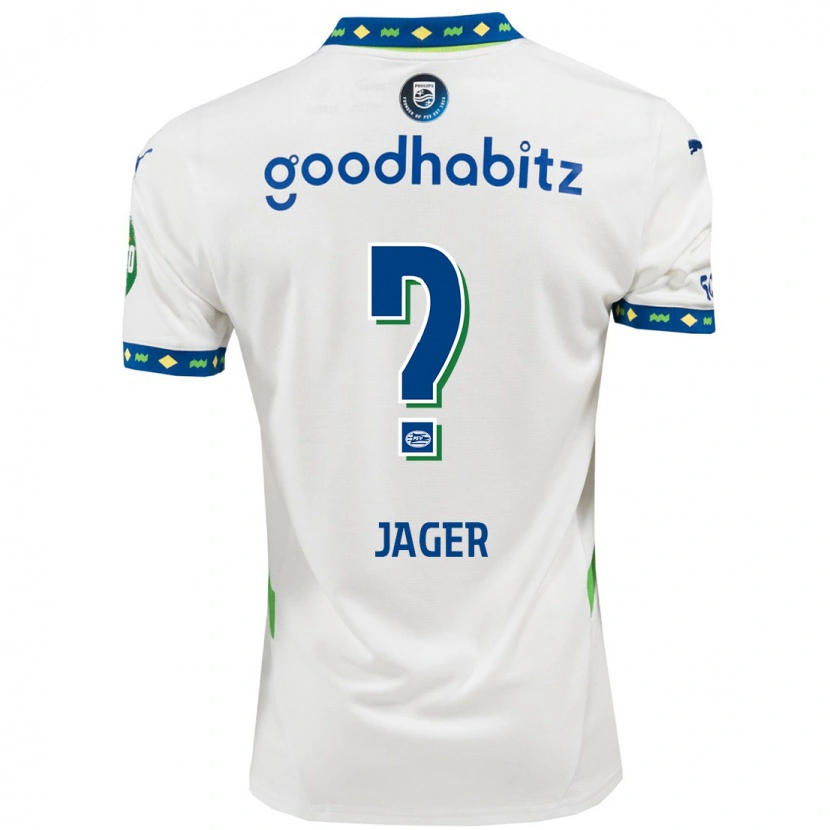 Danxen Uomo Maglia Elvic Mukena #0 Bianco Blu Scuro Kit Gara Third 2024/25 Maglietta