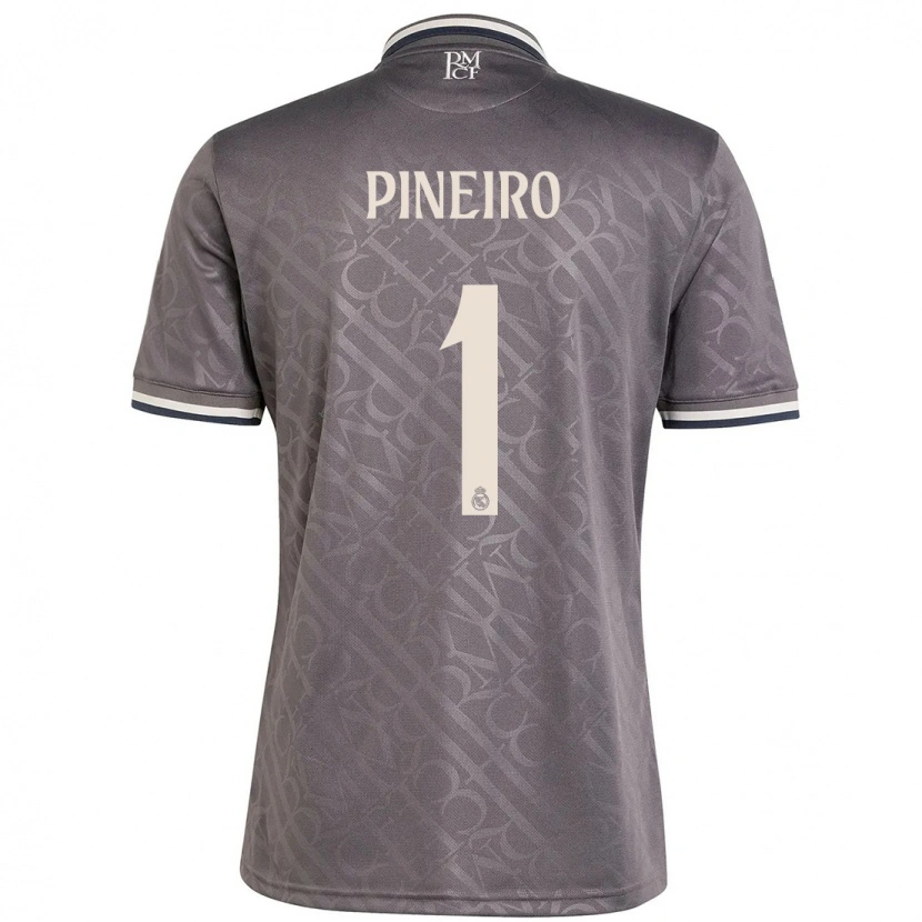 Danxen Uomo Maglia Diego Piñeiro #1 Antracite Kit Gara Third 2024/25 Maglietta