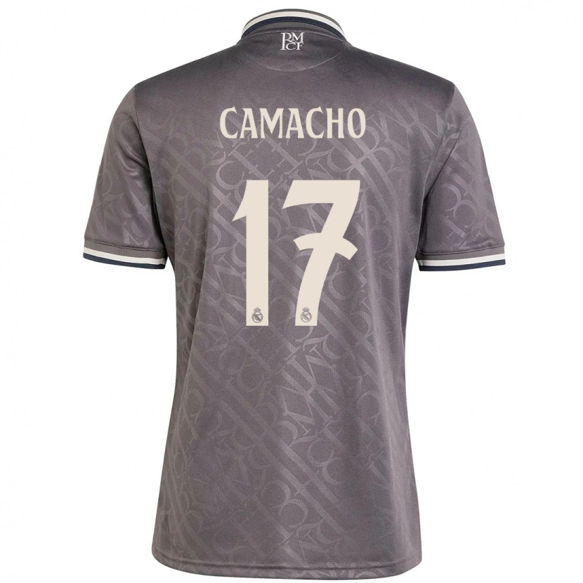 Danxen Uomo Maglia Carla Camacho #17 Antracite Kit Gara Third 2024/25 Maglietta