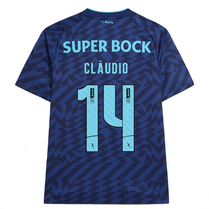 Danxen Uomo Maglia Cláudio Ramos #14 Blu Navy Kit Gara Third 2024/25 Maglietta