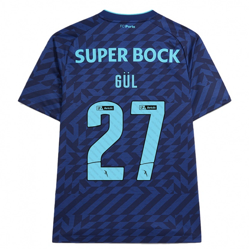 Danxen Uomo Maglia Deniz Gül #27 Blu Navy Kit Gara Third 2024/25 Maglietta