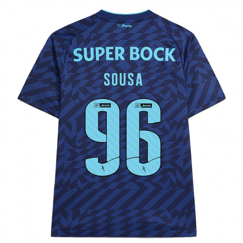 Danxen Uomo Maglia Filipe Sousa #96 Blu Navy Kit Gara Third 2024/25 Maglietta