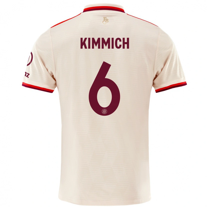 Danxen Uomo Maglia Joshua Kimmich #6 Lino Kit Gara Third 2024/25 Maglietta