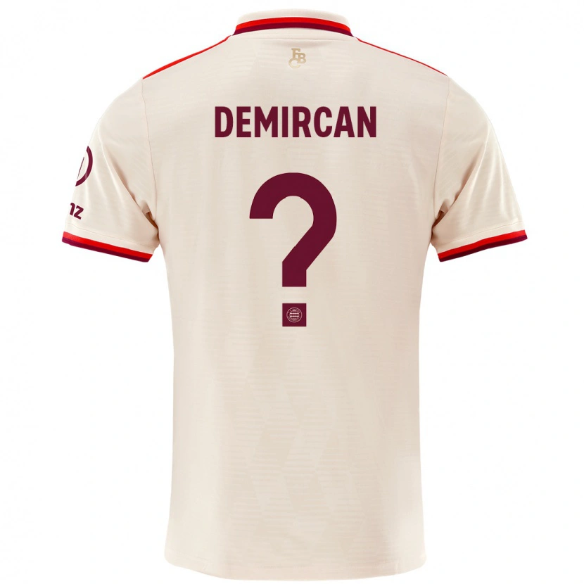 Danxen Uomo Maglia Emirhan Demircan #0 Lino Kit Gara Third 2024/25 Maglietta