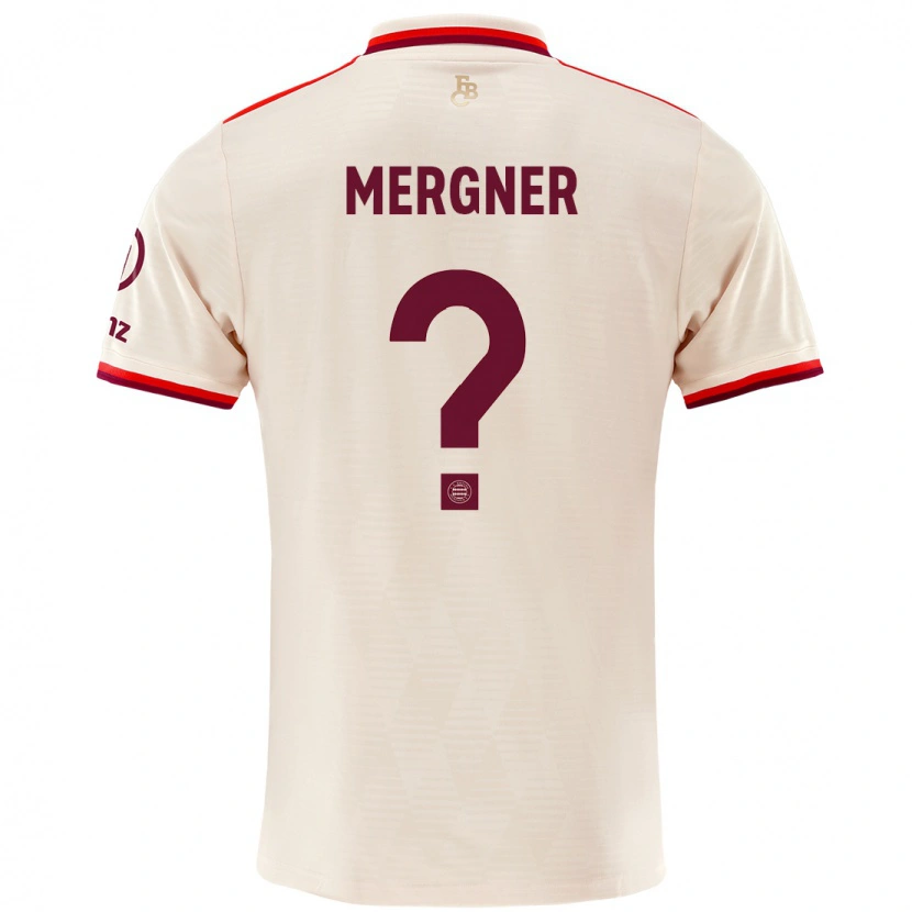 Danxen Uomo Maglia Max Mergner #0 Lino Kit Gara Third 2024/25 Maglietta