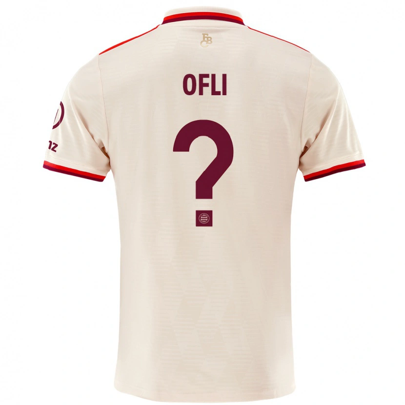 Danxen Uomo Maglia Deniz Ofli #0 Lino Kit Gara Third 2024/25 Maglietta