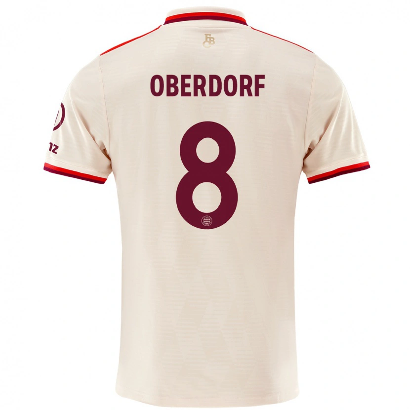 Danxen Uomo Maglia Lena Oberdorf #8 Lino Kit Gara Third 2024/25 Maglietta