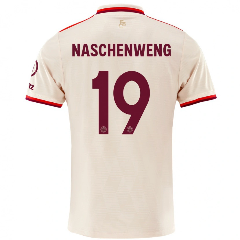 Danxen Uomo Maglia Katharina Naschenweng #19 Lino Kit Gara Third 2024/25 Maglietta