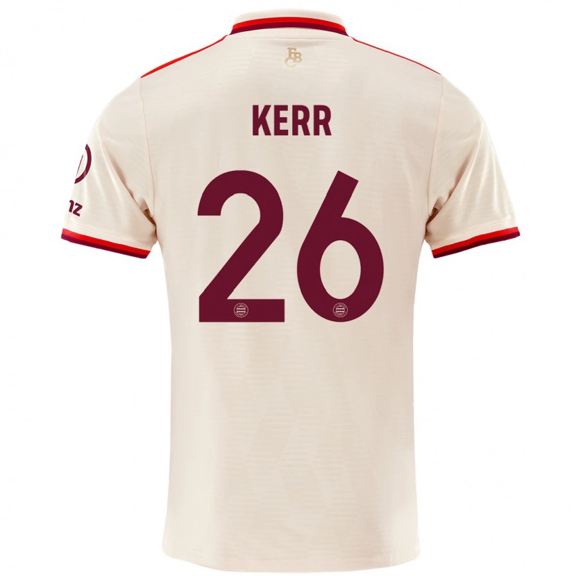 Danxen Uomo Maglia Samantha Kerr #26 Lino Kit Gara Third 2024/25 Maglietta
