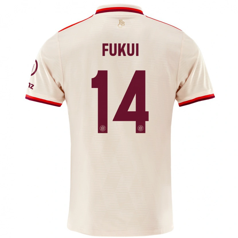 Danxen Uomo Maglia Taichi Fukui #14 Lino Kit Gara Third 2024/25 Maglietta